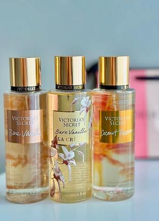 Набор парфюмированых спреєв для тела виктория сикрет/victoria's secret 250 мл