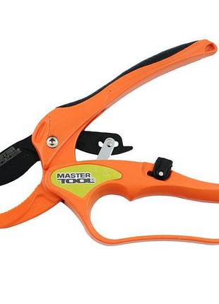 Секатор mastertool 200 мм d=20 мм храповый механизм (14-6112)