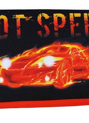 Шкільний пенал без наповнення 1 відділення і 2 одвороту "speed hot" + розклад sm-18132