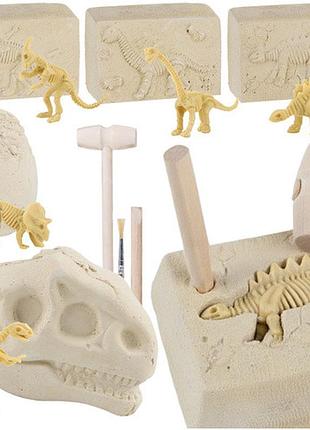Набор раскопки динозавров 5в1, учебный набор палеонтолога kruzzel 26771 польша