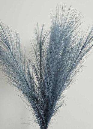 Пампасная трава искусственная ветка 1шт бирюза