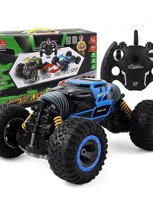 Радиоуправляемая машинка перевертыш leopard king трансформер вездеход 34 см с пультом