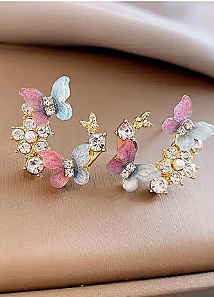 Серьги женские деликатная каждодневная бижутерия