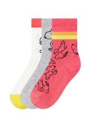 Шкарпетки котонові peanuts набором 3в1, р. 31-34