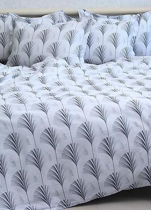 Двуспальный комплект постельного белья на молнии премиум 100% хлопок (турция) с компаньоном (2-сп.) pt-023