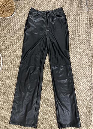 Штани з екошкіри shein🔥
