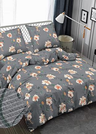 Постельное белье жатка гранат двуспальный евро