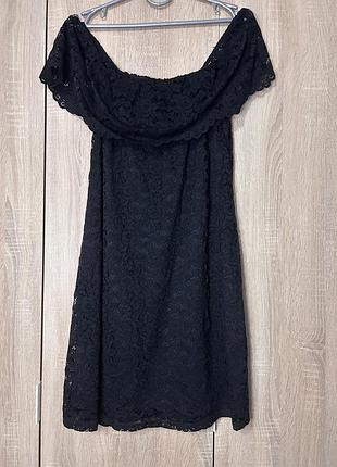 Сукня жіноча чорна з мережива