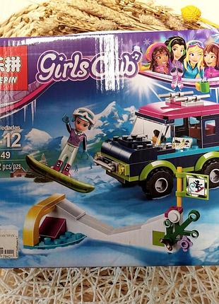 Конструктор lepin гірськолижний курорт позашляховик 01049