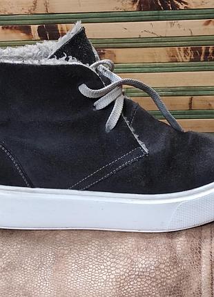 Подростковые зимние ботинки натуральная кожа, 36 размер