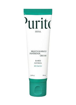 Бар’єрний крем з екстрактом бамбука та пантенолом purito seoul mighty bamboo panthenol cream, 100 ml