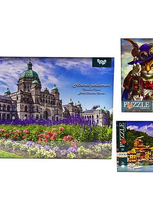 Классический пазл на 1000 элементов (9 серия) danko toys (10 шт в упаковке)