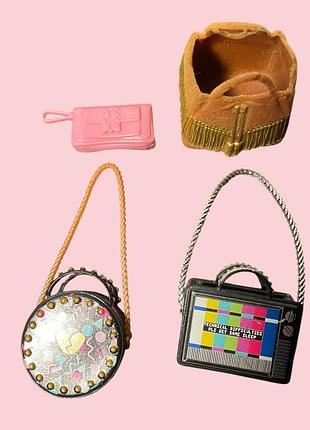 Аксесуари для ляльок роликові ковзани из mcdonald's, сумки, клатч