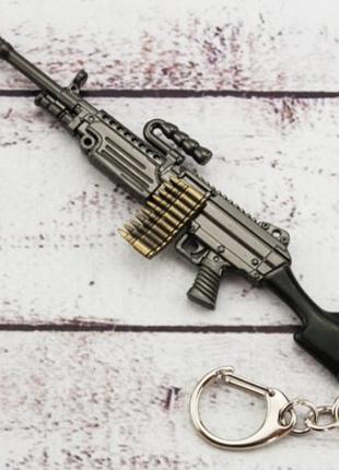 Брелок pubg пулемет, материал метал aurora