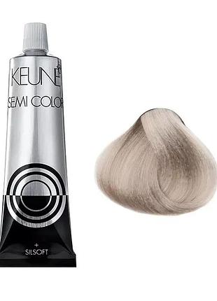 Краска тонирующая безаммиачная для волос keune semi color 10.17 lightest blonde 60 мл