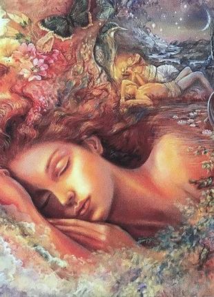 Схема для вышивки лентами,гладью сон.фантазия тм шелковый сад