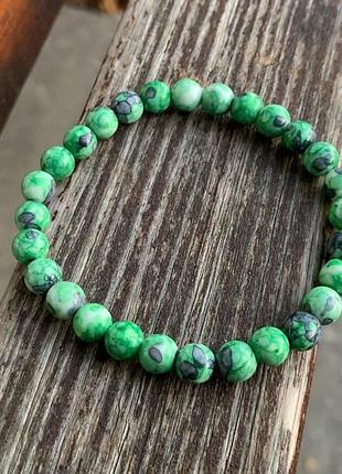 Браслет, браслет с камнями, браслет из варисцита, браслет ручной работы