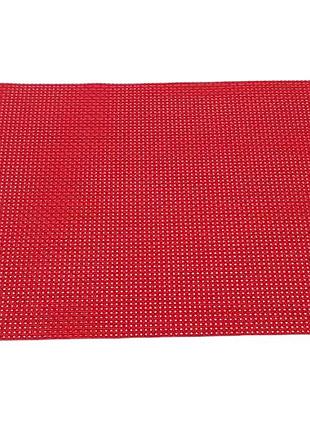 Салфетка сет пвх подставка под тарелку подложка сервировочный коврик для стола бордовая 30*45 cm forkopt