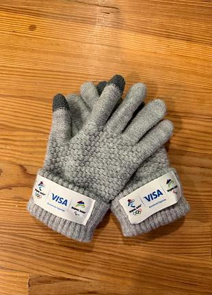 Рукавиці сірі