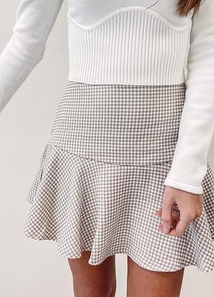 Твидова юбка costes