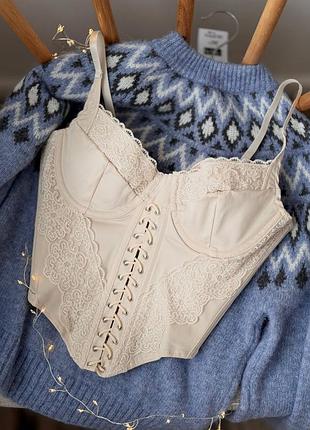 Корсетний топ