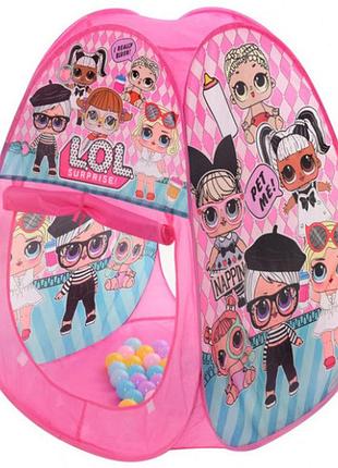 Намет дитячий з шариками lol