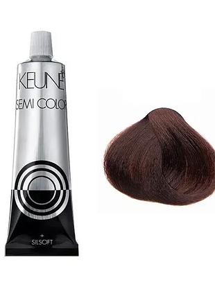 Краска тонирующая безаммиачная для волос keune semi color 4.37 medium expresso brown 60 мл