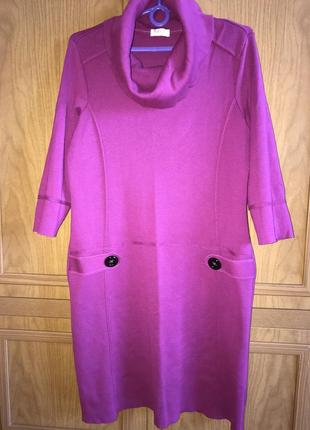 Faber-німецьке трикотажне міді плаття! р.-42