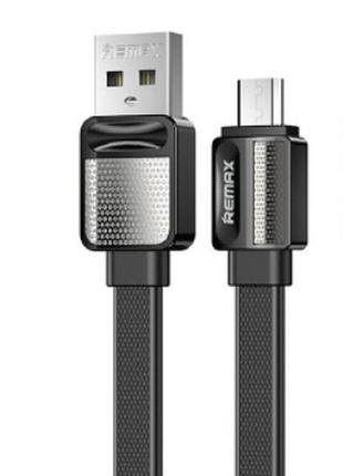 Кабель remax micro-usb platinum pro series rc-154m 1m (цвет чёрный) ost
