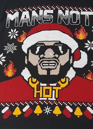 Кофта з принтом новорічна 2