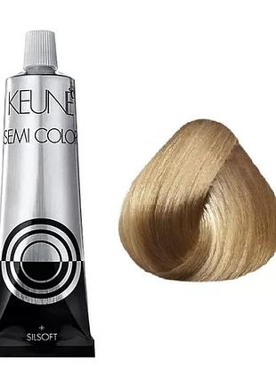 Краска тонирующая безаммиачная для волос keune semi color 9.31 golden ash very light blond 60 мл
