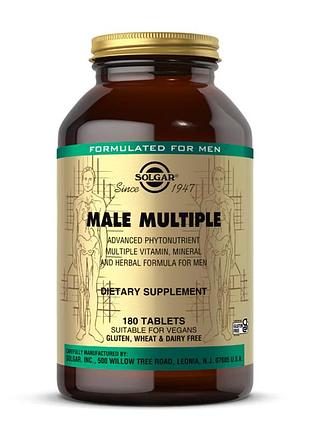 Male multiple, solgar, мультивитамины для мужчин, 180 таблеток