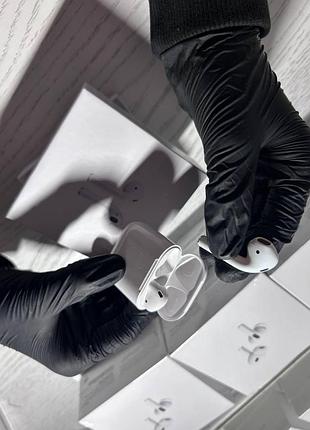 Наушники airpods 2, беспроводные наушники apple airpods, наушники епл 2 поколения, bluetooth гарнитура airpods, кейс зарядный app