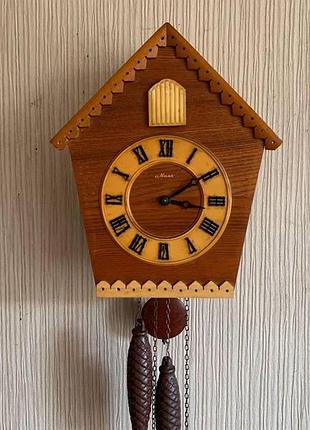 Часы ходики, часы настенные, часы механические, часы с кукушкой, боем часы "маяк", часы ссср, часы антиквариат
