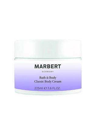Живильний крем для тіла з вишуканим квітковим ароматом marbert bath & body classic body cream, 225 мл