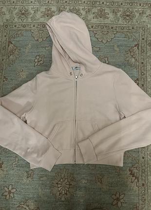 Зіп-худі кофта рожева fb sister на змійці