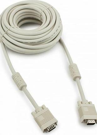 Кабель vga premium cablexpert, 15m/15m cc-ppvga-10m, 10 м новый!!!