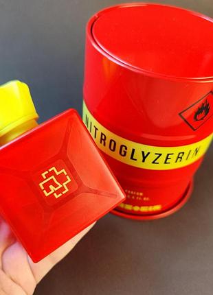 Парфюмированая вода унисекс rammstein nitroglicerin 2мл распив оригинальной парфюмерии 12мл