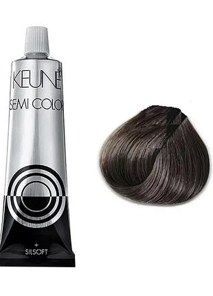 Краска тонирующая безаммиачная для волос keune semi color 6.19 dark matt blonde 60 мл