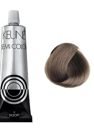 Краска тонирующая безаммиачная для волос keune semi color 7.24 iridescent copper blonde 60 мл