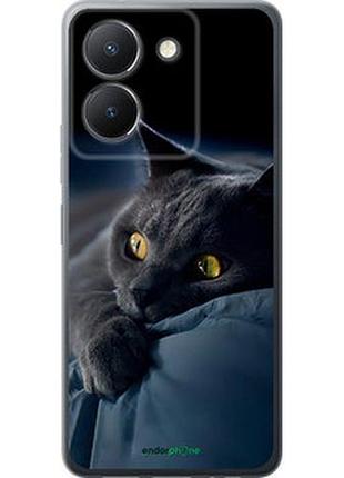 Чохол на vivo y36 4g димчастий кіт "825u-3418-7673"