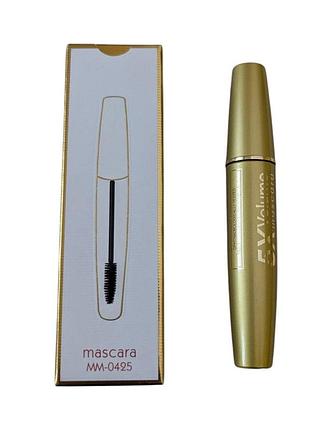 Тушь для ресниц gold mascara volume 5 x объемная maxmar mm-0425