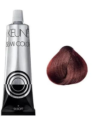 Краска тонирующая безаммиачная для волос keune semi color 5.56 ri mahogany red light brown 60 мл