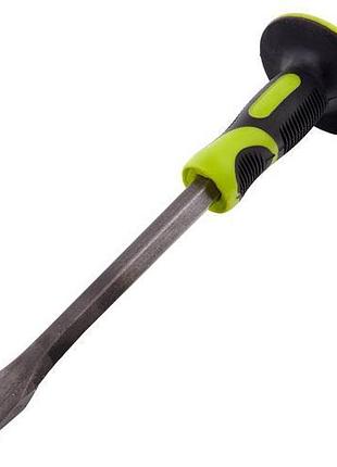 Зубило для каменю плоске 300х16х20мм із захисною рукояткою alloid