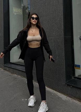 Костюм женский двойка (рубашка+леггинсы)