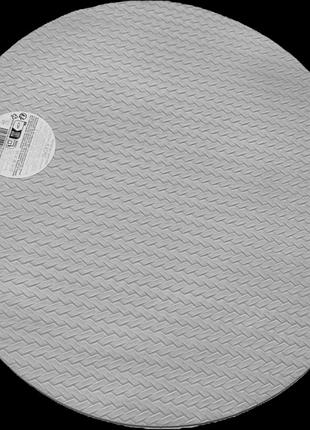 Декоративная серая подложка под тарелку 38 см