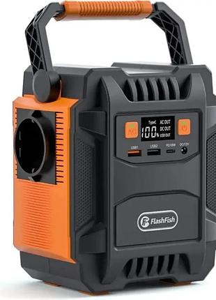 Зарядная станция (200w, 48000 мач, 220в, usb, pd, 12в, фонарь) flashfish a201