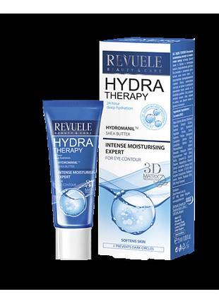 Крем для контуру очей revuele 25 мл. hydra therapy