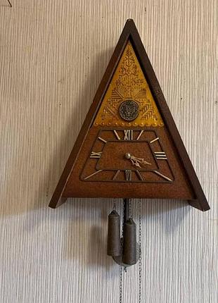 Часы ходики, часы настенные, часы механические, часы с кукушкой, боем часы "маяк", часы ссср, часы антиквариат