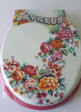 Сиденье для унитаза детское мягкое (крышка) цветное okyanus 42 * 35,5 cm. forkopt